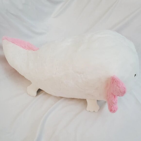 Yurutto Whoopers Axolotl Plushy (White) - Picture 4 of 6